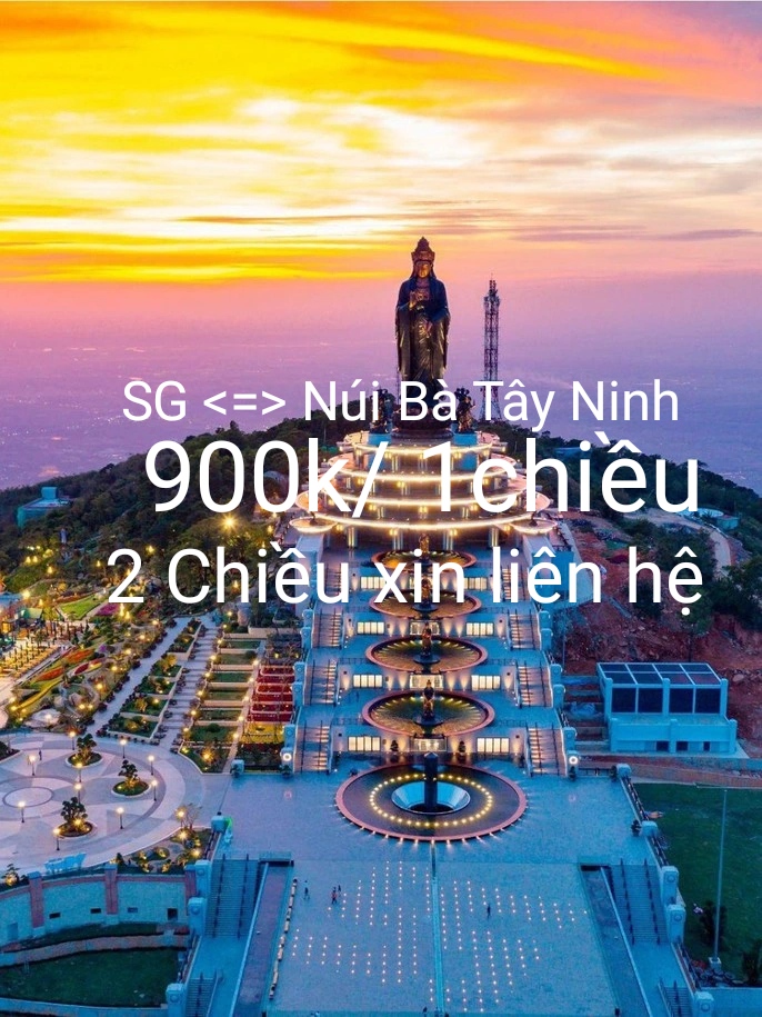 Thuê xe 4 - 7 - 16  Đi Chùa Bà Tây Ninh 
