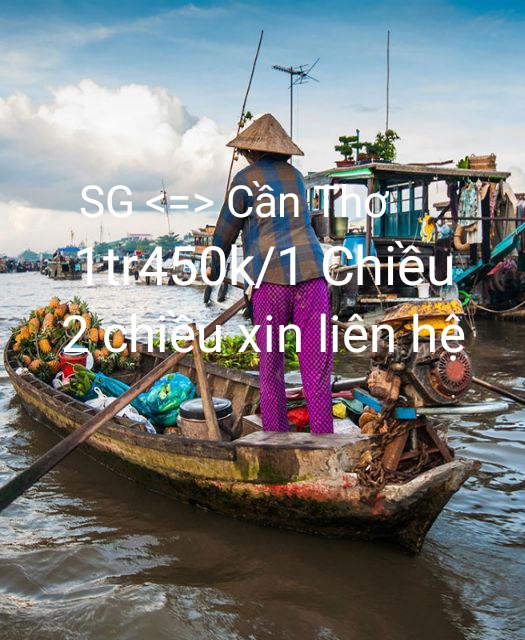 Thuê xe 4 - 7 - 16  Đi Chợ Nổi Cần Thơ 